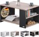 Casaria Salontafel Hout Grijs 90x60x50cm