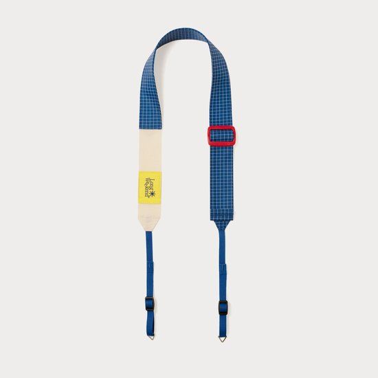 Long Weekend Adjustable Camera Neck Strap Creme Multicolor