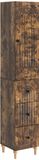 vidaXL Kast Set 2 st Bewerkt hout