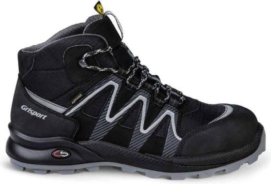 Grisport werkschoenen/-laarzen Grisport Cross Safety GTX Line Werkschoen S3 - Mannen - Zwart/Grijs - 45
