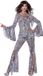 Luxe California Costumes Luxe disco kostuum voor dames - Zilver / Grijs - XL