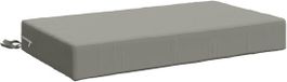 vidaXL Zitkussen SOEST 100% Polyester Grijs 70 x 40 x 10 cm