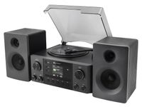 Soundmaster MCD1950SW Stereo muziekcenter met DAB+, CD, platenspeler, USB, bluetooth en encoding