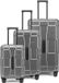 Epic Crate Trunks 4 wielen Kofferset 3-delig - Harde bagage - TSA slot - stealth grey