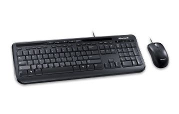Microsoft Wired Desktop 600 - QWERTY - Zwart