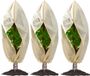 Famanu - Winterbescherming voor planten - Ademend polyester - Beige 3 stuks