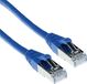 ACT Blauwe 3 meter SFTP CAT6A patchkabel snagless met RJ45 connectoren FB6603