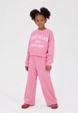 Minoti trainingspak meisjes - roze met print