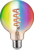 Paulmann LED E27 Smart Lamp - RGBW - G95 - 470lm - Goudkleurig