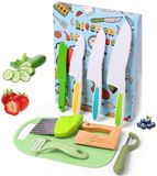 Solidchoice - Set de 9 couteaux pour enfants pour une cuisine en toute sécurité