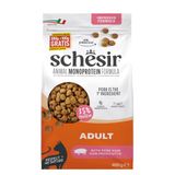 Schesir 8x Monoproteïne Promo Kattenvoer Droog Ham 400 gr