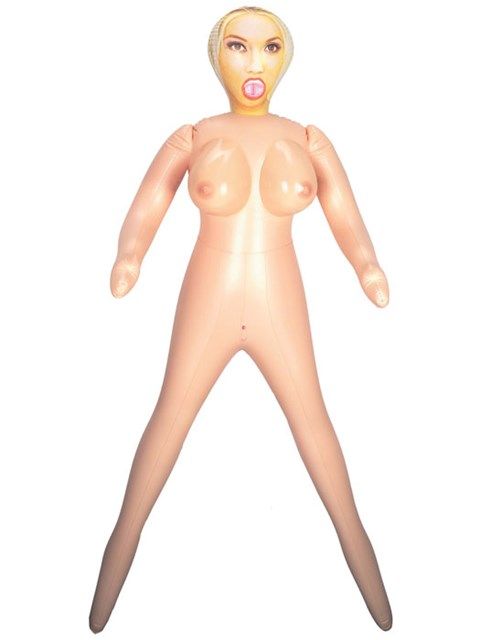 NMC Grote boezem opblaaspop - Beige