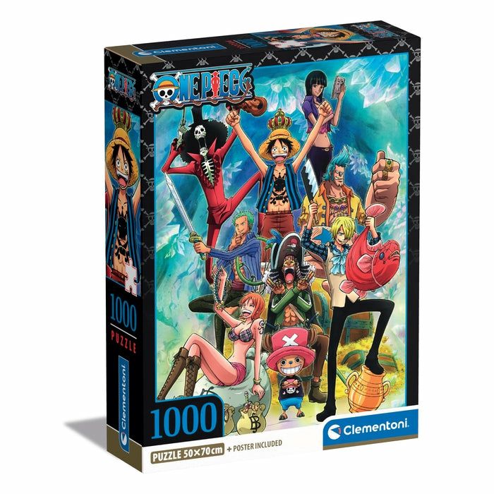 Clementoni One Piece Jigsaw Puzzle - 1000 Pieces - Television/Films