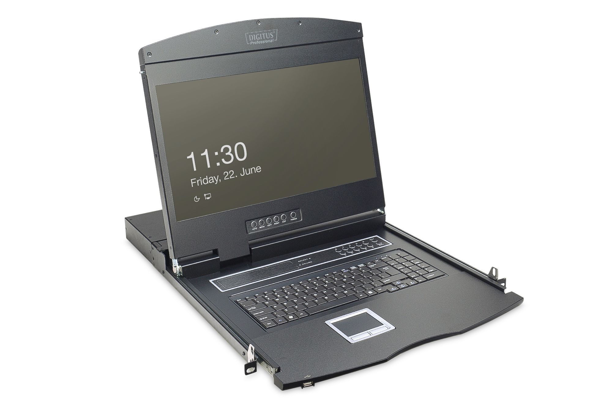 Digitus DS-72211 - 19 inch TFT Console - Zwart