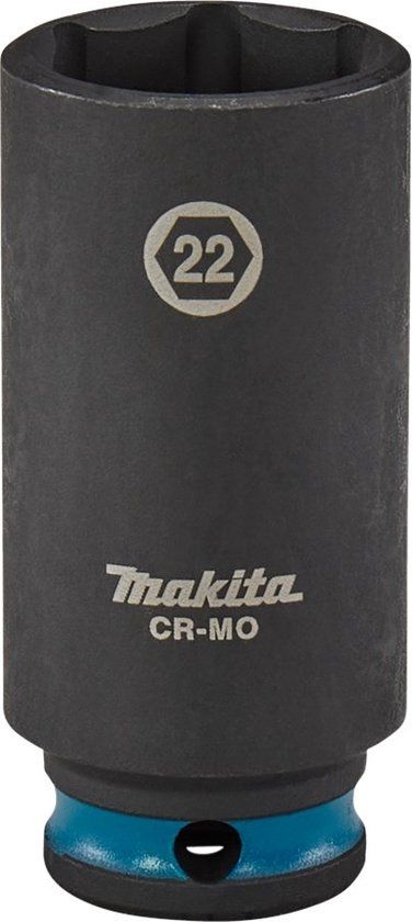 Makita E-16396 Impact Black Krachtdop 3/8 lang | 22 mm