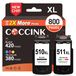 Canon Cartouches d'encre 510XL et 511XL pour Canon PIXMA, pack de 2