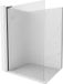 Mexen Kioto L paroi de douche Walk-in 70 x 200 cm, rayures, noir
