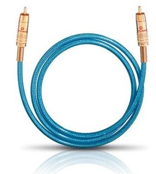Oehlbach 10702 - Audio Kabel - 2 m - Blauw