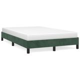 VidaXL Bedframe Donkergroen Fluweel 120x190 cm