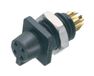 BINDER 09-9750-30-03 Connecteur à enclenchement, femelle, Polyamide, contacts dorés, terminaison à souder, IP40, 60V, 3A