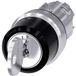 Siemens 3SU10504BL310AA0 3SU1050-4BL31-0AA0 Interrupteur à clé 2 x 45 ° IP66, IP67, IP69/IP69K 1 pièce(s)