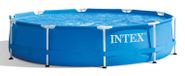 Intex 28200 Metal Frame Zwembad - Rond - 305 cm diameter - 76 cm hoog - 4485 liter - Blauw - Staal/PVC - Exclusief filterpomp