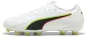 King Chaussure de football - King 20 Match FG/AG - Blanc/Rouge/Jaune