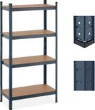 Relaxdays Stellingkast - tot 280 kg - 156x80x40 cm