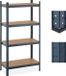 Relaxdays Stellingkast - tot 280 kg - 156x80x40 cm