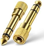 DrPhone SoundSync Pro - 6.5mm M plug to 3.5mm F Jack Stereo Audio Adapter Plug