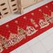 PETTI Artigiani Italiani - Keukentapijt voor Kerstmis, keukenloper, kersttapijt, antislip en wasbaar, keukentapijt voor Kerstmis, 52 x 240 cm, gemaakt in Italië