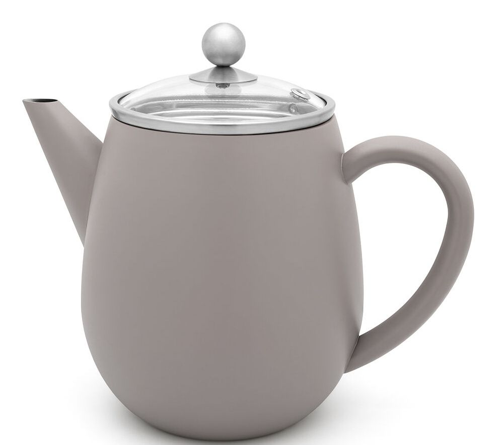 Bredemeijer Eva Single Teapot 1100 ml - Grey