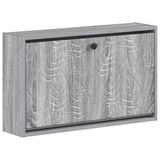 vidaXL Wandgemonteerde Schoenkast DELFT 71 x 17 x 43 cm Bewerkt hout