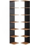 Vicco Paolo Wandplank – 30 x 190 cm Set van 2 Antraciet