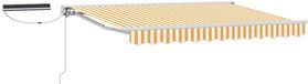 vidaXL Parasol électrique solaire 3,5 x 2,5 m Jaune