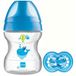MAM 190ml Babyfles met Fopspeen - Leren Drinken Beker 6+ maanden - Blauw