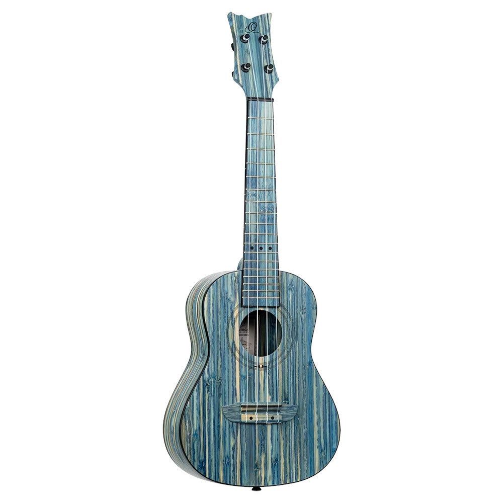 Ortega RUSWB-CC Bamboo Series Concert Ukulele - Stonewashed - With Gigbag