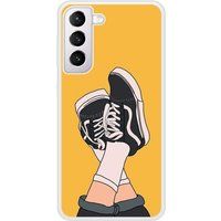 Samsung Galaxy S21 Sneakers Verstevigd hoesje met sublimatie bedrukking