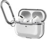 By Qubix AirPods Pro / AirPods Pro 2 hoesje - TPU - Split series - Transparant / Zwart