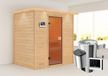 Karibu Selena Sauna avec col de toit