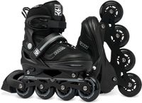 RAVEN Drill Verstelbare Skeelers 38-42 Zwart Unisex
