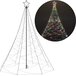 Viking Choice Vlaggenmast kerstboom - 300cm - LED - IP44 - 8 verlichtingsmodi