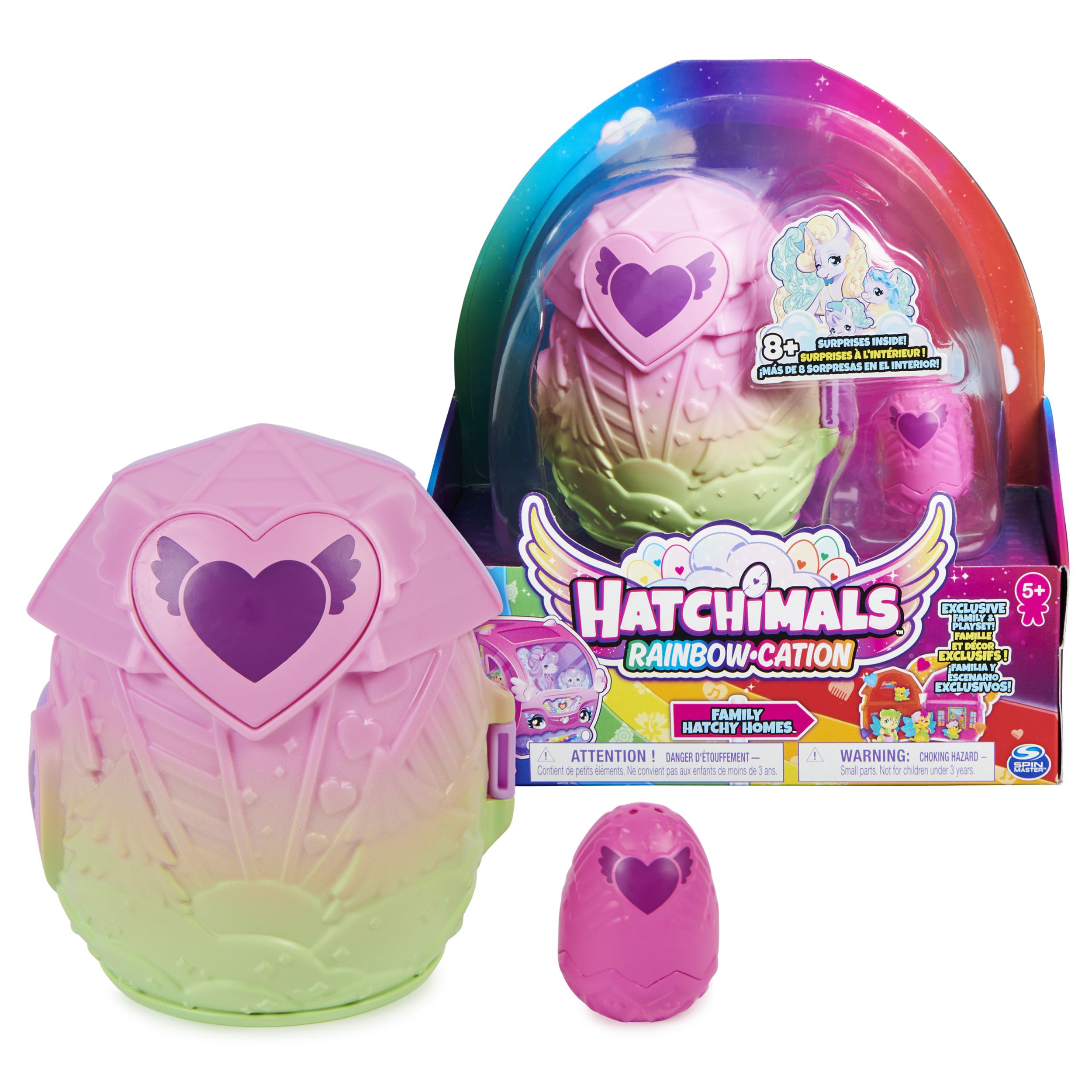 Hatchimals CollEGGtibles Rainbow-cation - Family Hatchy Home Playset