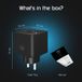 Ledvion - Slimme Stekker WiFi - Smart Plug - 16A - Energiemeter - Werkt met Alexa, Google Home & Siri - Zwart