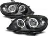 Viking Choice Bol Koplampen CITROEN SAXO 09 99-06 03 ANGEL EYES ZWART dual halo rims