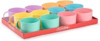 PlasticForte Drinkbekers - 12 stuks - Gekleurd - Kunststof - 570 ml