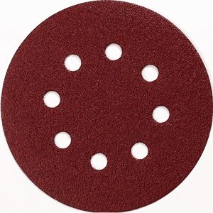 Makita Schuurschijf 125 mm rood klittenband - 10 stuks