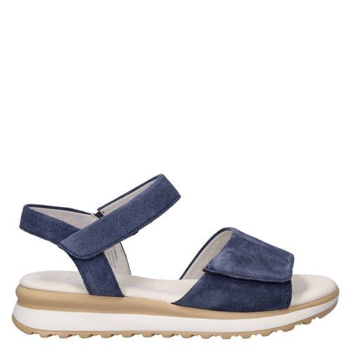 Gabor suède sandalen blauw