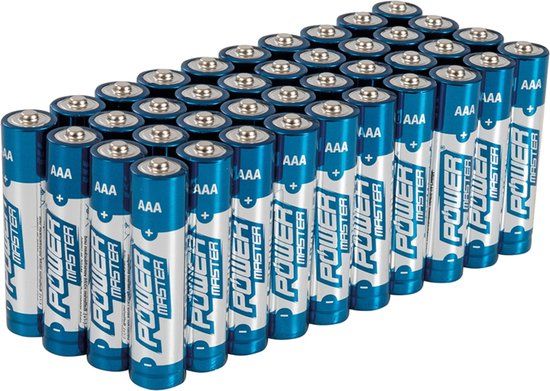 PowerMaster AAA Alkaline Batterijen - 40 stuks