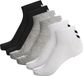 Hummel Hmlchevron 6-pack mid-cut sokken - Zwart/Wit/Grijs - Maat 46-48